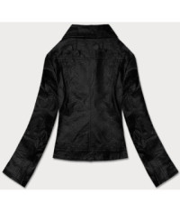 Dámska koženková bunda MODA0025 čierna