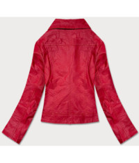 Dámska koženková bunda MODA0025 červená