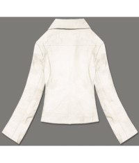 Dámska koženková bunda MODA0025 biela