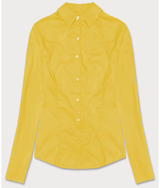 Klasická dámska košeľa MODA039 citrónovožltá