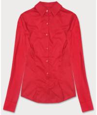 Klasická dámska košeľa MODA039 červená