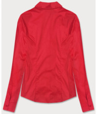 Klasická dámska košeľa MODA039 červená