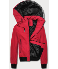 Športová pánska bunda s kapucňou MODA2111 červená