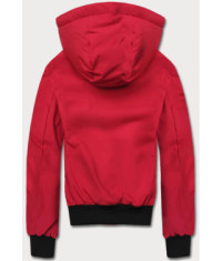 Športová pánska bunda s kapucňou MODA2111 červená