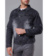 panska-jeansova-bunda-moda525-cierna