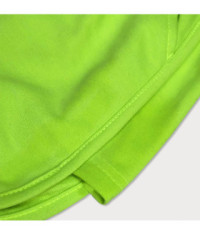 Dámske športové kratasy MODA951 zeleno-neonové