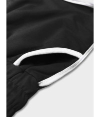 Dámske šortky s kontrastným lemom MODA208 čierne