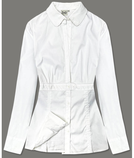 Dámska elegantná košeľa MODA8020 biela