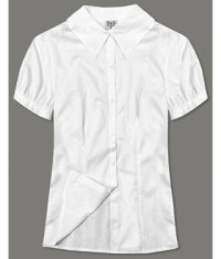 Dámska košeľa s krátkym rukávom MODA0332 biela