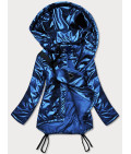 Kratka damska zimna bunda MODA000 modra