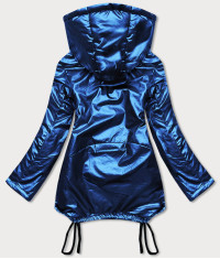 Kratka damska zimna bunda MODA000 modra