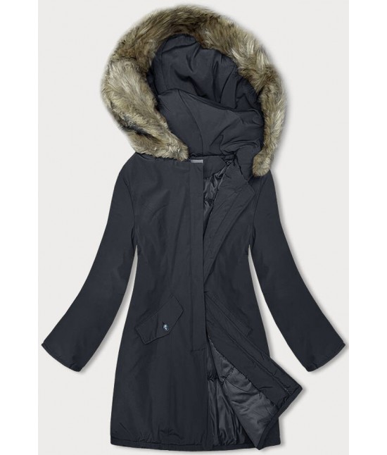 Dámsky zimný kabát MODAR45 modry