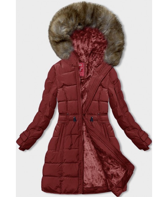 Dámska zimná bunda MODA3063 červená