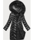 Prešívaná dámska zimná bunda  MODA9100 čierna