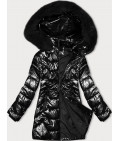 Dámska zimná bunda s kapucňou MODA9122 čierna