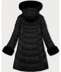 Preśivaná dámska zimná bunda MODA8092 čierna