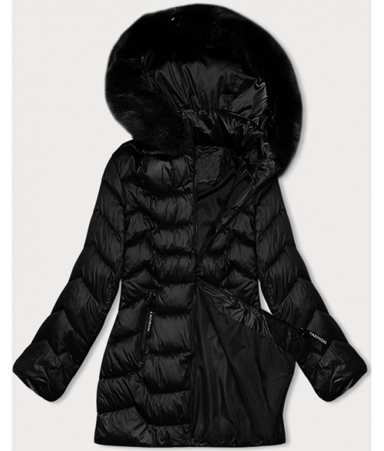 Prešívaná dámska zimná bunda MODA8169BIG S'WEST čierna