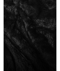 Zimowa kurtka damska z futrzaną podszewką czarna S'west (B8206-1)