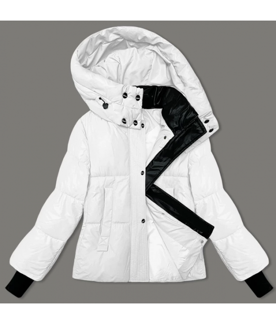 Dámska zimná bunda MODA38191 biela