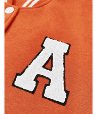 Damska bluza typu college pomarańczowa (AMG-57)