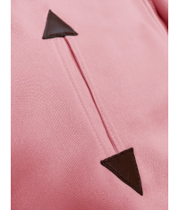 Rozpinana gładka bluza damska różowa (2311)