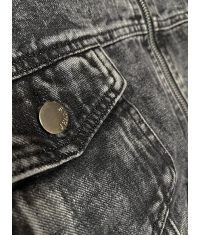Dámske jeansová bunda MODA7115 čierna
