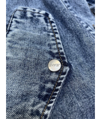 Dámska jeansová bunda MODA5972 modrá