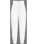 Cienkie spodnie dresowe białe (CK03-1)