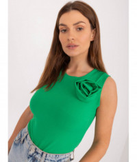 Dámske prúžkované tričko  MODA7733 zelené