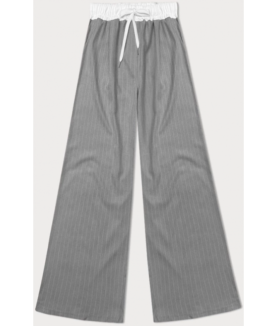Dámske široké nohavice MODA8629 šedé