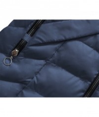 Dámska dlhá zimná bunda 769 modrá