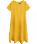 Dámske letné šaty MODA436 žlté