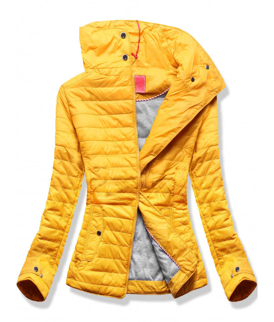 Dámska jarná bunda MODA016 žltá