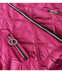 Ľahká dámska jarná bunda MODA004 ružová