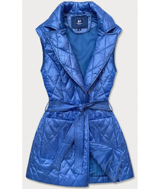 Dámska prešívaná vesta MODA221 modrá