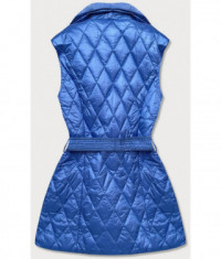 Dámska prešívaná vesta MODA221 modrá