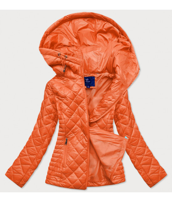 Prešívaná dámska jesenná bunda MODALY-01 pomarančová