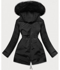 Teplá dámska zimná bunda MODA559BIG čierna