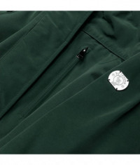 Dámska zimná bunda parka s kožušinou MODA1207 zelená