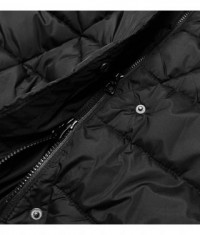 Dámska dlhá zimná bunda MODAY043 čierna