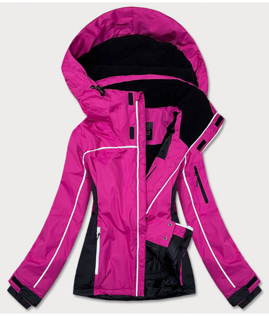 Dámska zimná lyžiarska bunda MODA391 ružová