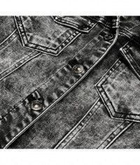 Krátka dámska jeansová bunda MODA5989 čierna