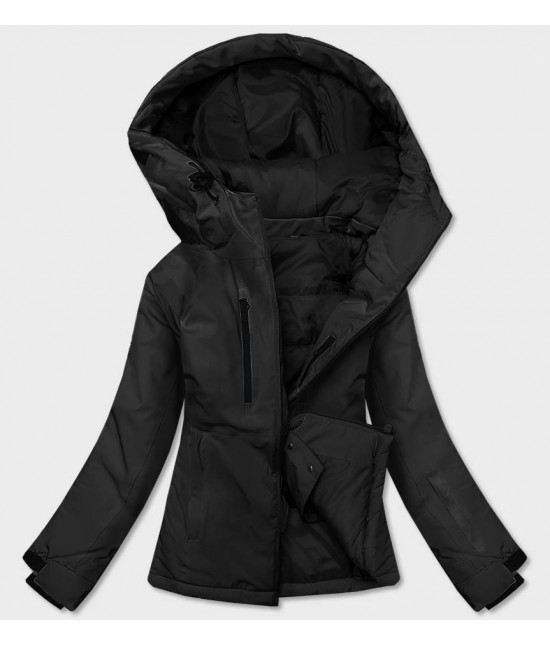 Dámska lyžiarska zimná bunda MODA012 čierna veľkosť S