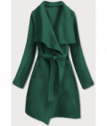Dámsky kabát MODA747 zelený