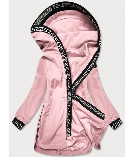 Dámska jarná bunda MODA8017 ružová