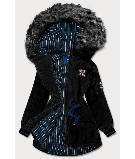 Dámska zimná bunda MODA757 čierna