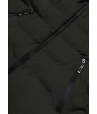 Dámska krátka zimná bunda MODA769 čierna