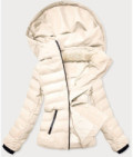 Dámska krátka zimná bunda MODA769 biela