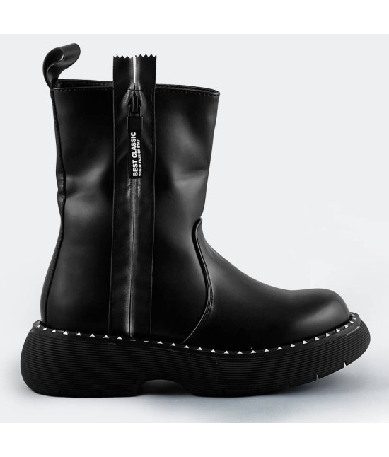 Dámske vysoké topánky MODA6152 čierne