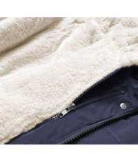Dámska zimná bunda MODA629 modra
